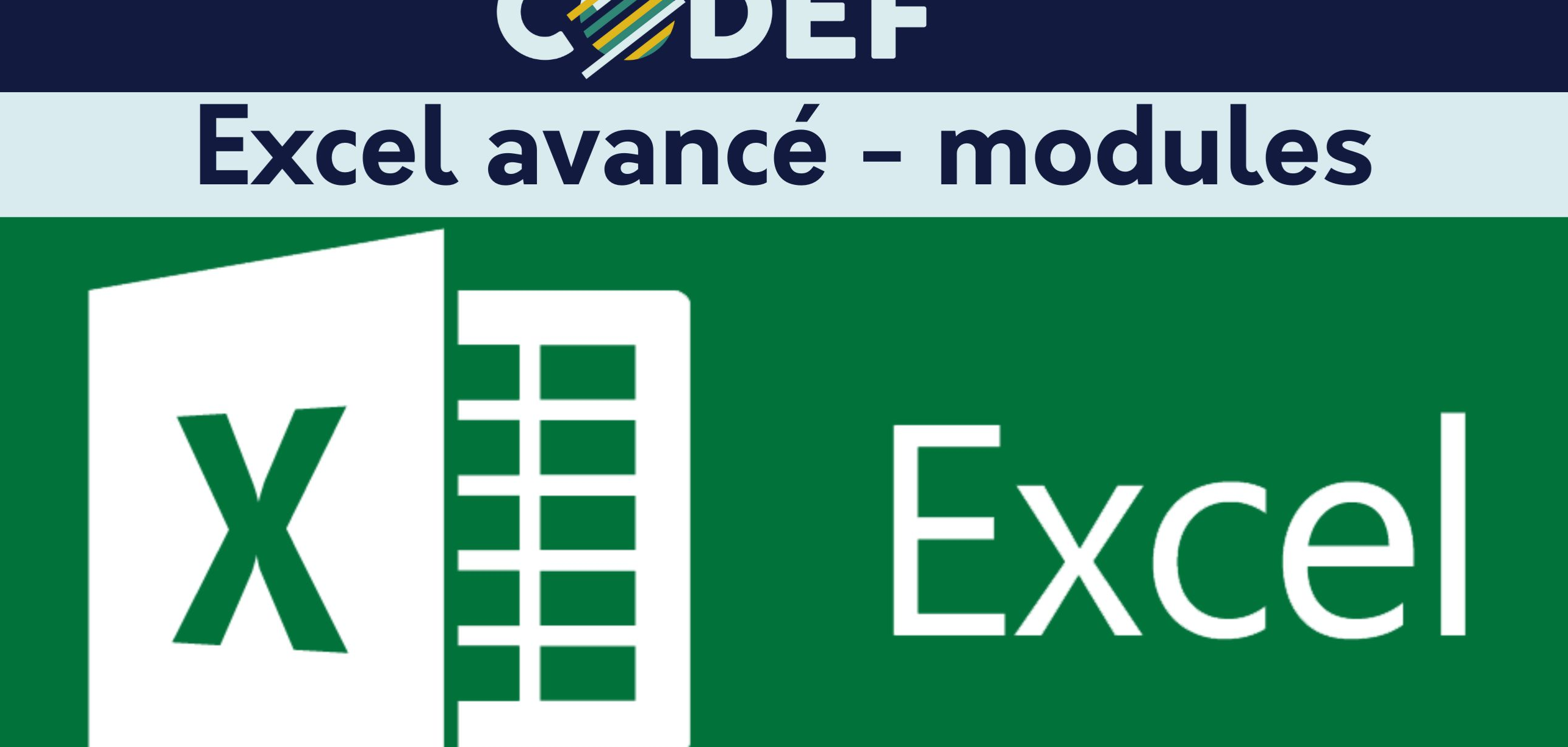 Excel avancé - module